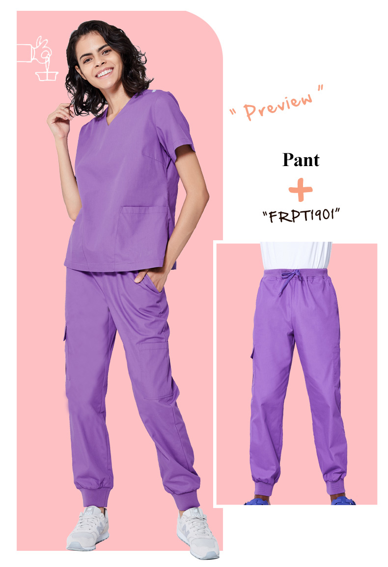 Maternidad enfermera uniforme Scrub traje ropa de trabajo Scrubs uniformes Top y pantalones