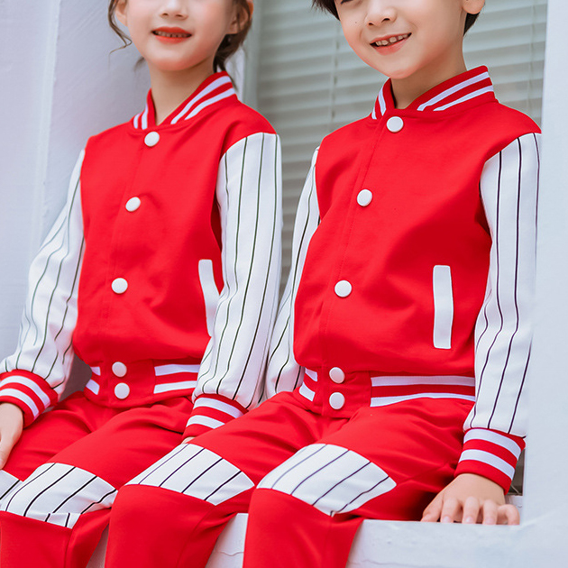 Conjunto de uniforme de entrenamiento para niños de manga larga de Corea del Sur de Japón