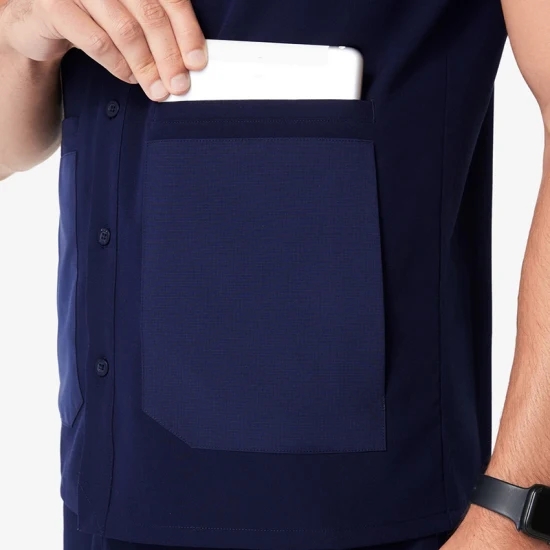 Traje de enfermera personalizado Uniformes de hospital que absorben la humedad Monos cosméticos dentales