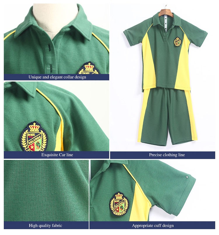 Conjunto de uniforme de entrenamiento de fútbol de manga corta unisex para niños británicos