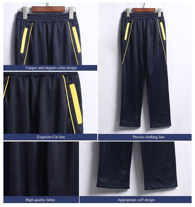 Pantalones largos de chándal de diseño personalizado para niños con bolsillo para hombres que activan