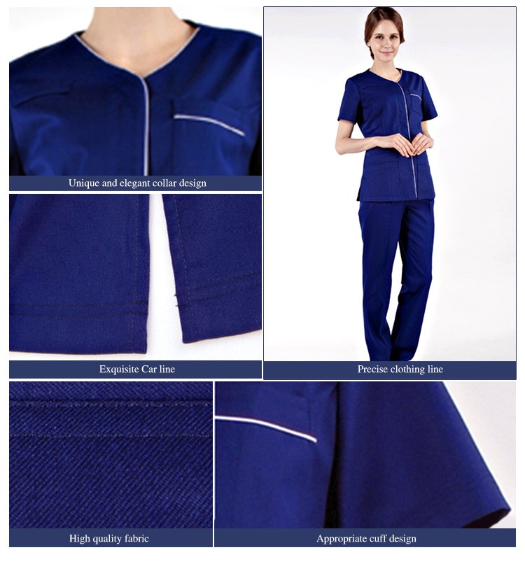 Los uniformes cómodos del oficio de enfermera del uniforme de la enfermera del OEM enfermero médico friega diseño
