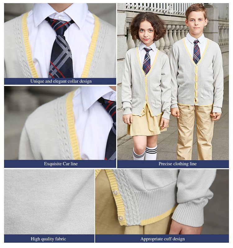  Suéteres de las rebecas del uniforme escolar japonés del uniforme escolar de los diseños únicos