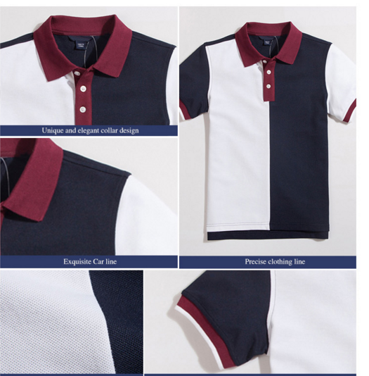 Uniformes unisex de las camisas de polo de la escuela de la manga del cortocircuito del estudiante de la correspondencia de colores del servicio del OEM